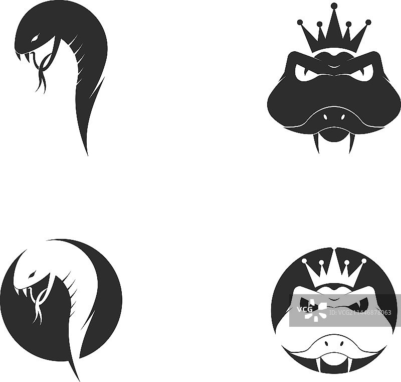 蛇标志模板图片素材