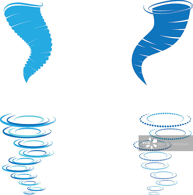 龙卷风Logo标志图片素材