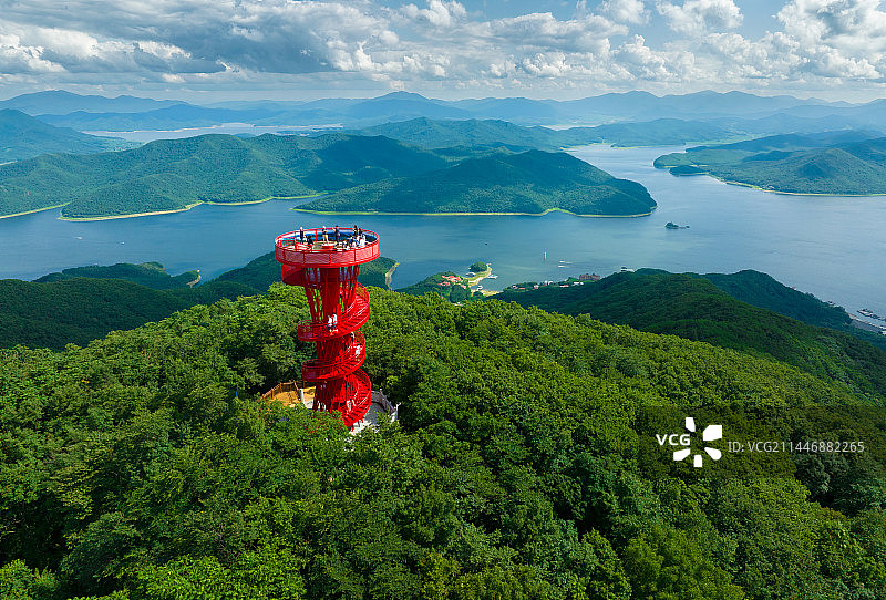 松花湖掠影图片素材