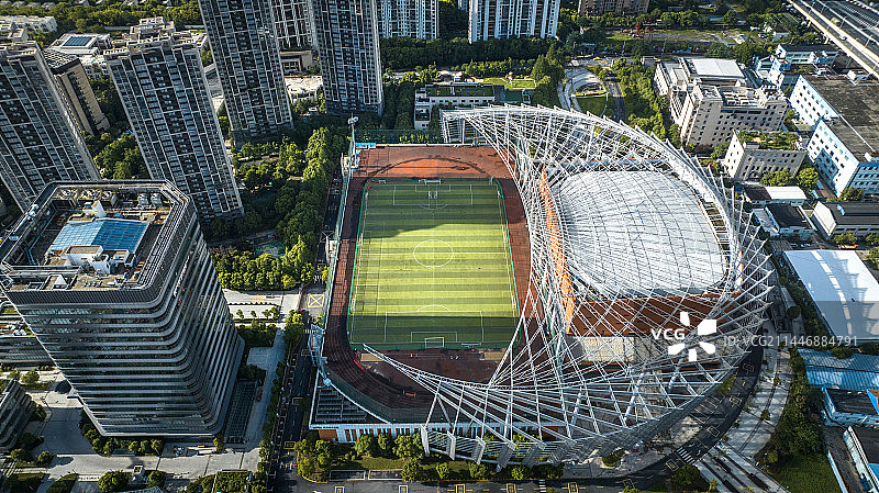 上海静安体育中心图片素材