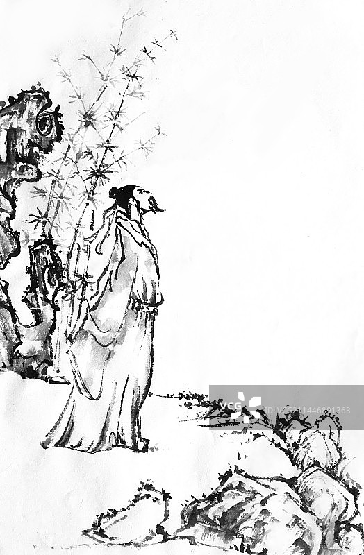 古代诗人图片素材