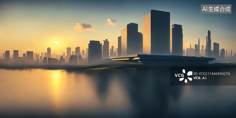 【AI数字艺术】城市印象图片素材