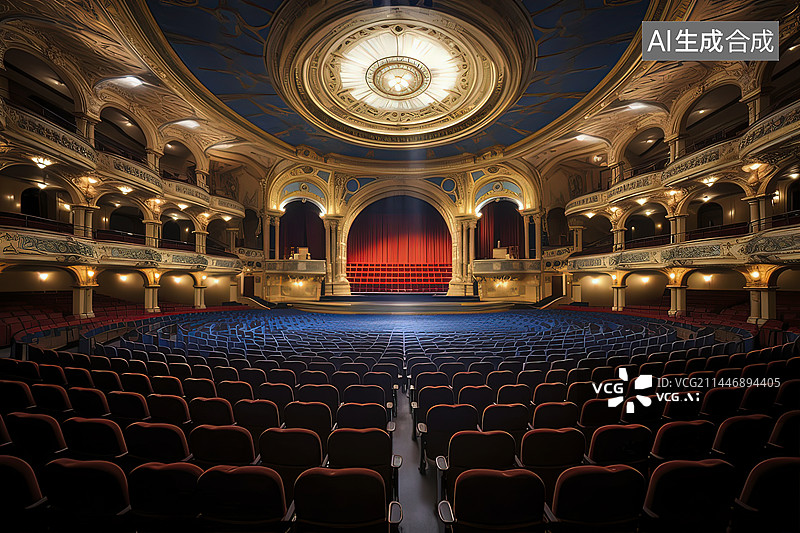 【AI数字艺术】大剧院图片素材