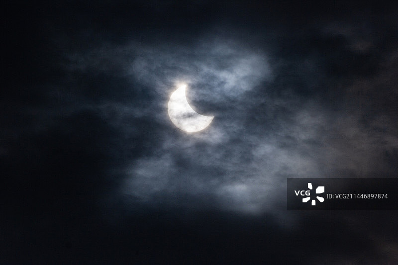 日偏食图片素材