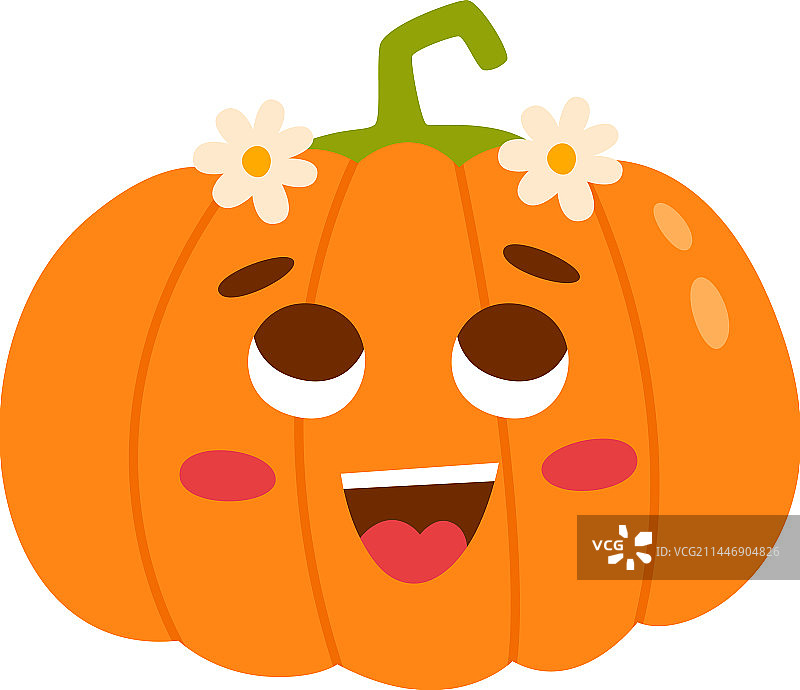 大笑的南瓜卡通形象图片素材