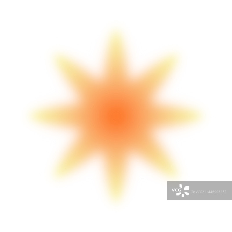 模糊的星星形状图片素材