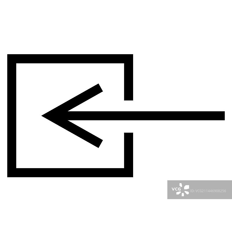 注意入口非电气符号标志图片素材
