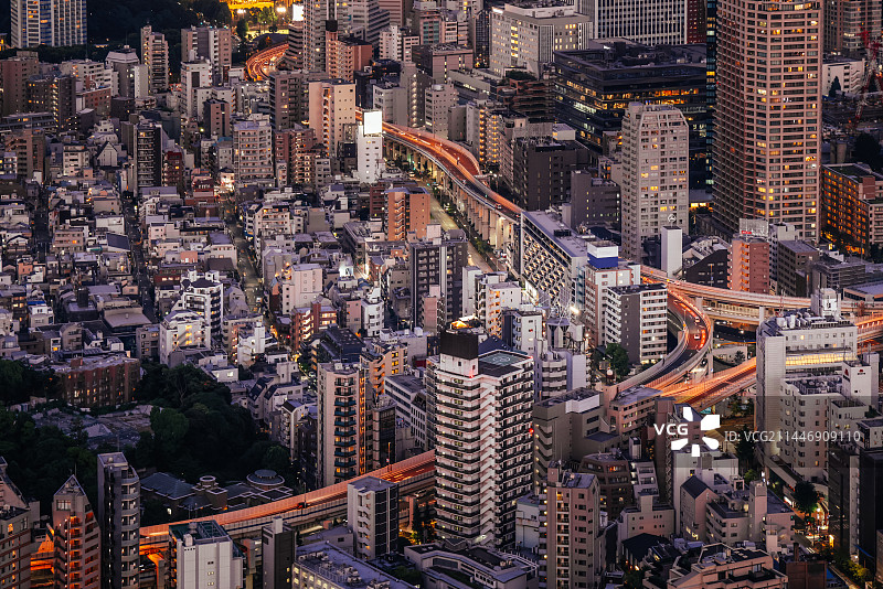 日本东京城市景观图片素材