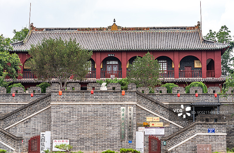 山东济宁任城太白楼李白纪念馆建筑景观图片素材