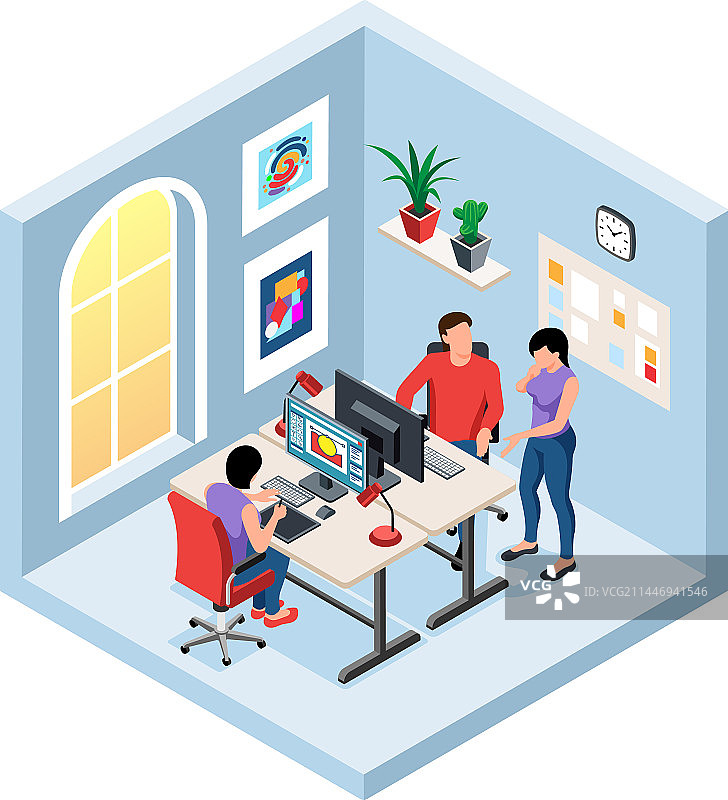 2.5D设计工作室图片素材