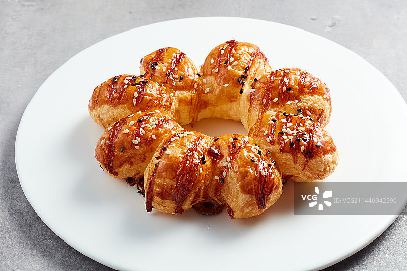 红花环面包图片素材