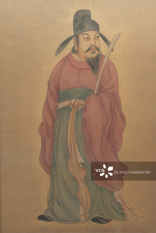 中国唐代官员画像，宰相裴耀卿图片素材