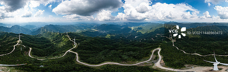 罗定风车山图片素材