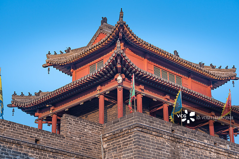 兴城古城东城门楼春和门城楼图片素材