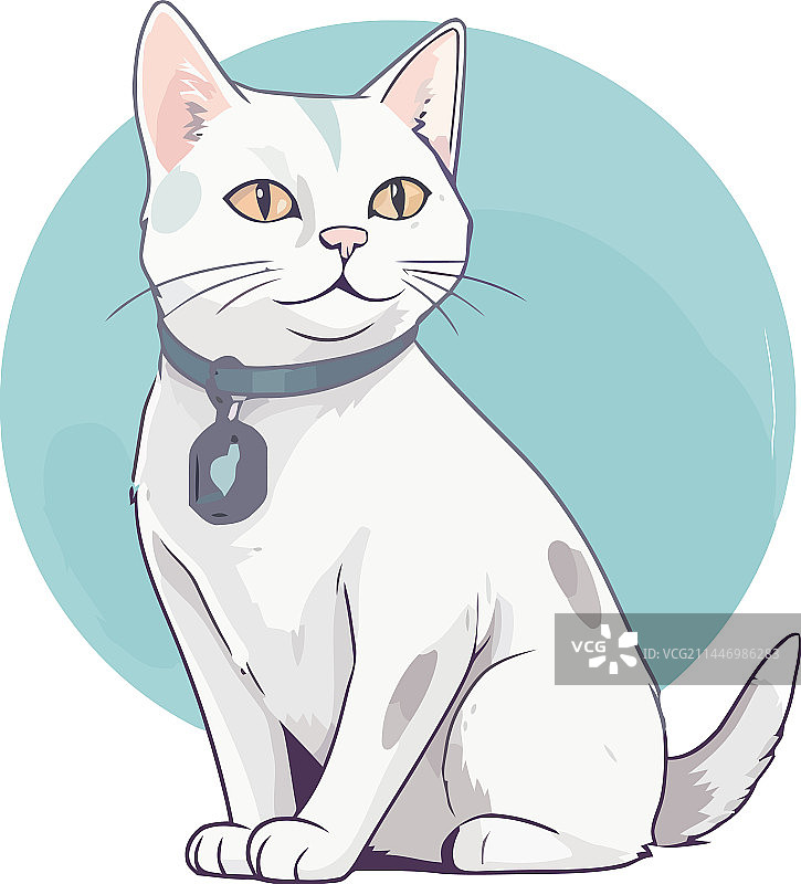 蓬松小猫设计素材图片素材