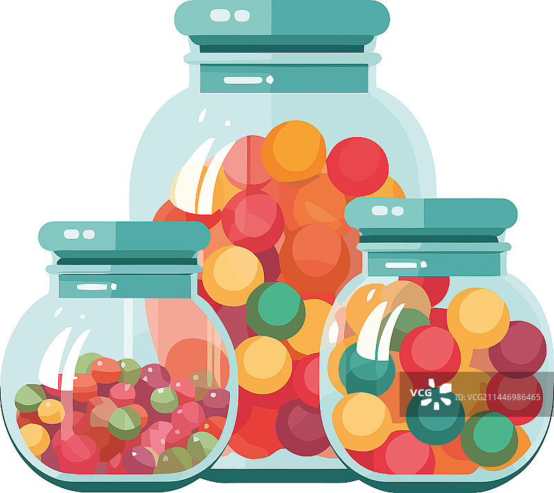 糖果罐设计图片素材