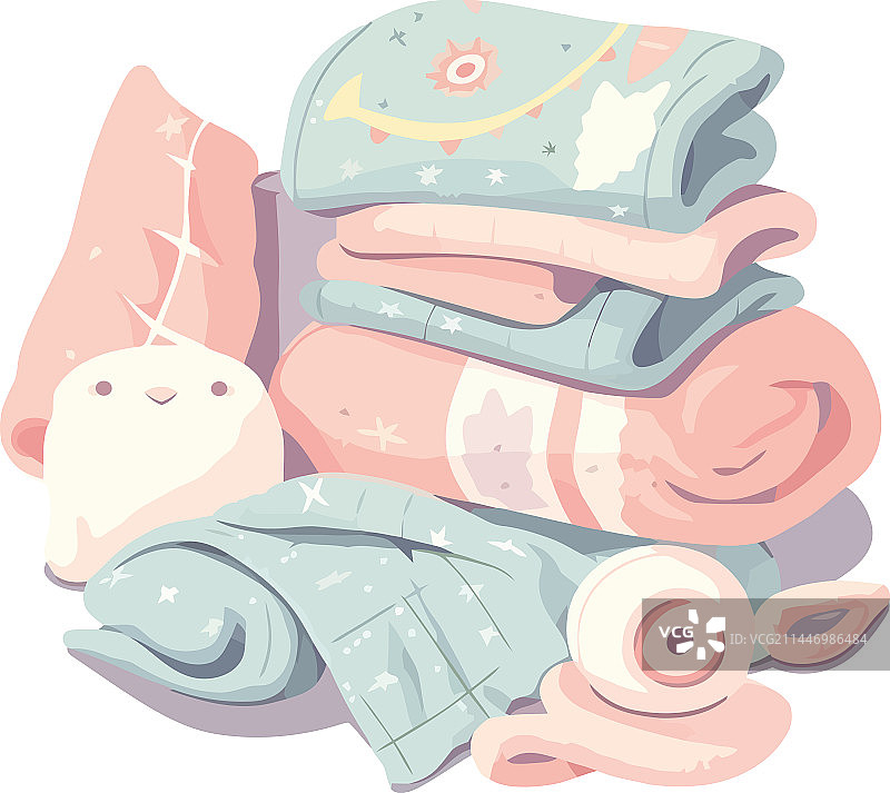 冬季床上用品设计图片素材