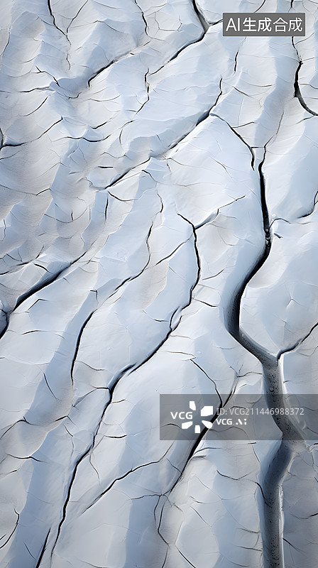【AI数字艺术】冰川纹理裂纹图片素材