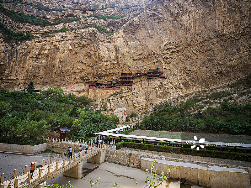 山西大同悬空寺图片素材