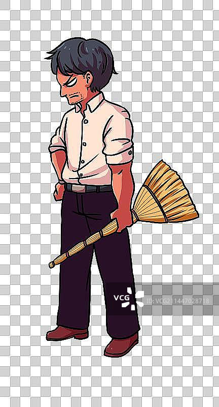 生气的父亲图片素材