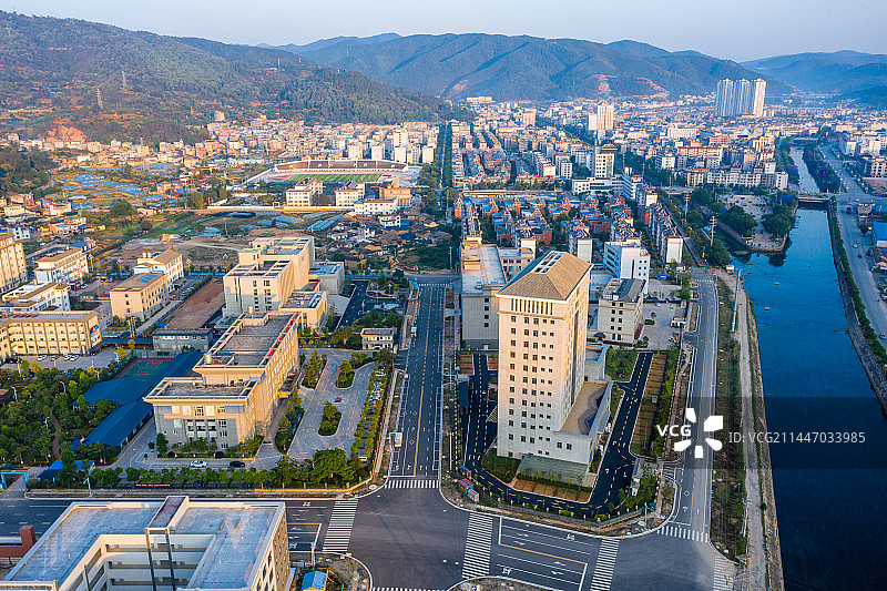 云南省玉溪市峨山县县城图片素材