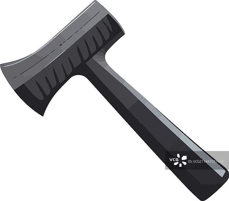 锋利的金属斧头图片素材