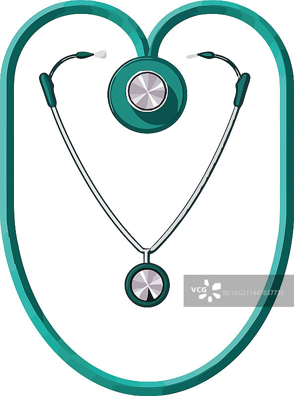 象征医疗保健的听诊器图片素材