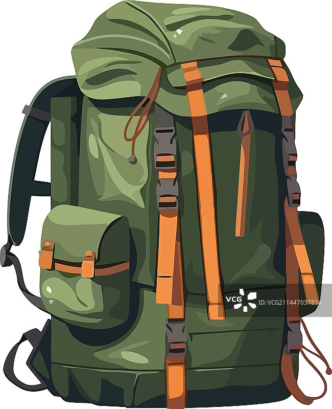 徒步旅行背包图片素材