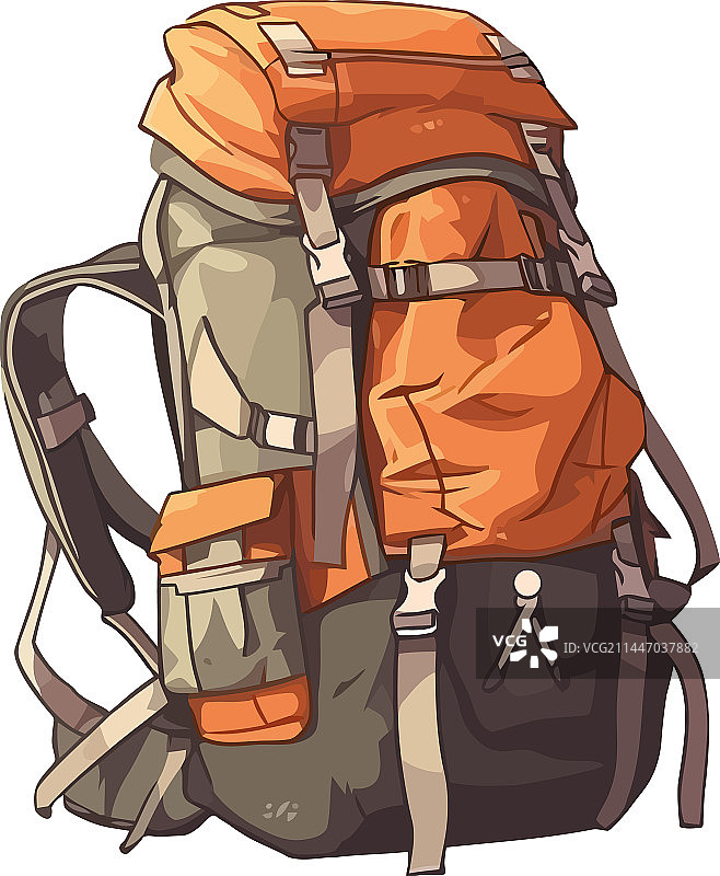冒险背包符号图片素材