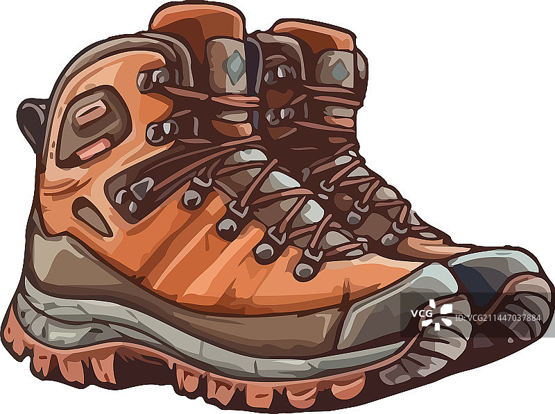 户外运动运动鞋标志图片素材