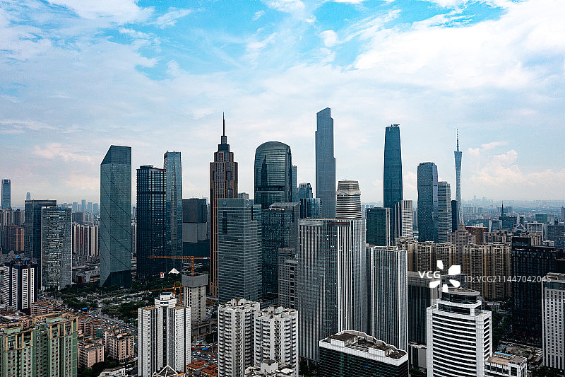 广州CBD城市风光图片素材