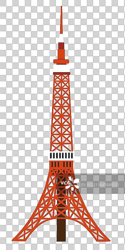东京塔（红）图片素材