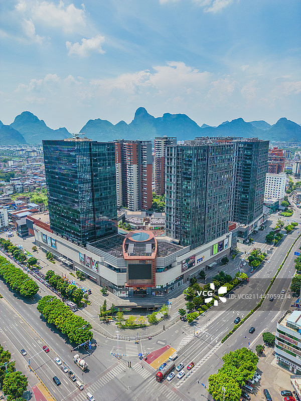 桂林城市商业综合体图片素材