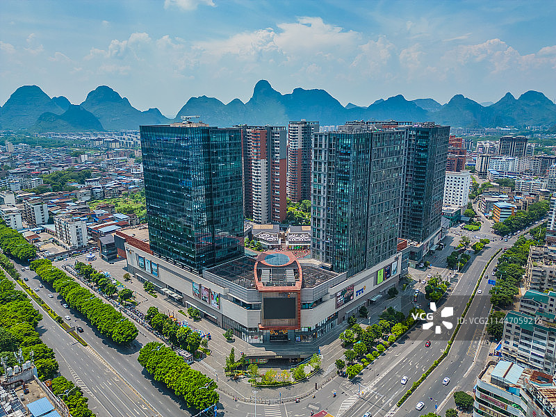 桂林城市商业综合体图片素材