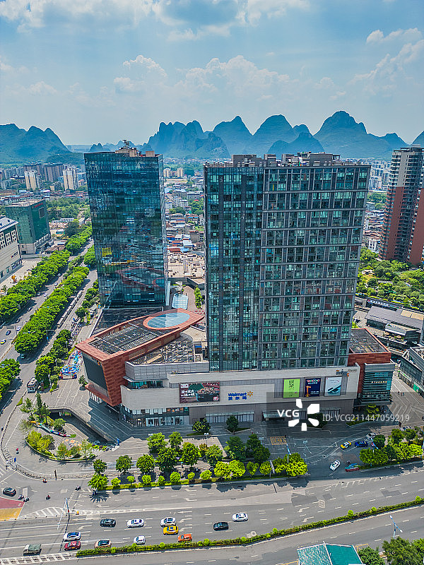 桂林城市商业综合体图片素材