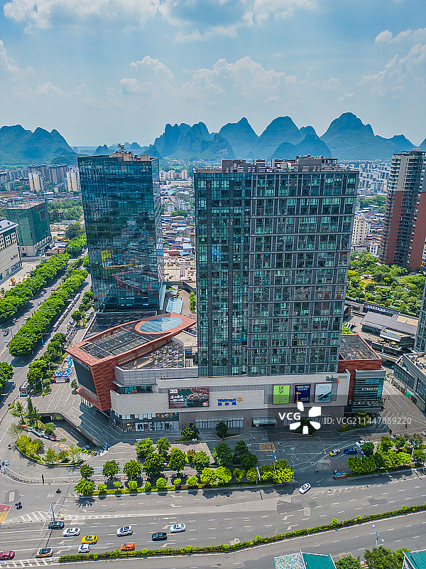 桂林城市商业综合体图片素材