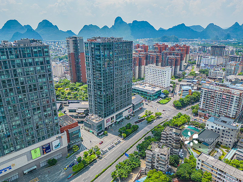 桂林城市商业综合体图片素材