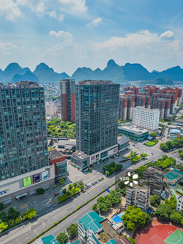桂林城市商业综合体图片素材