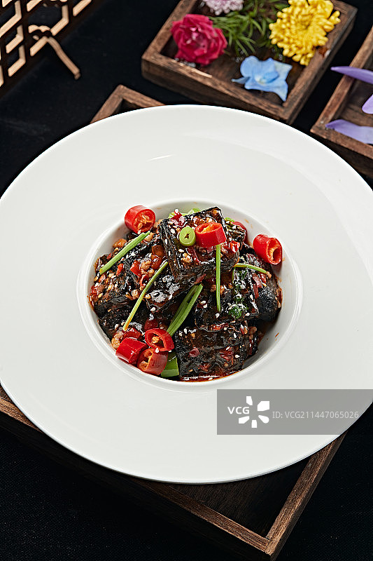 油炸长沙臭豆腐图片素材