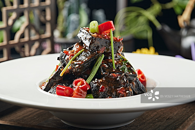 油炸长沙臭豆腐图片素材