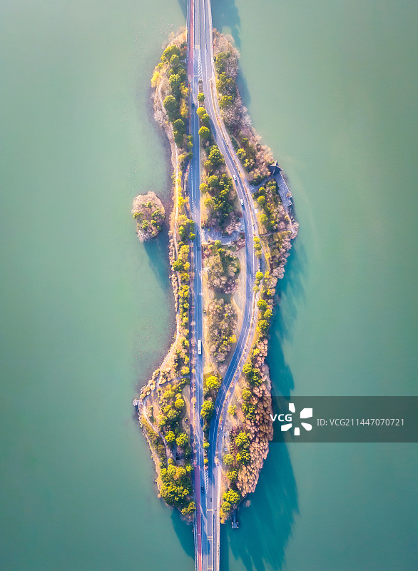 杭州湘湖政和桥图片素材