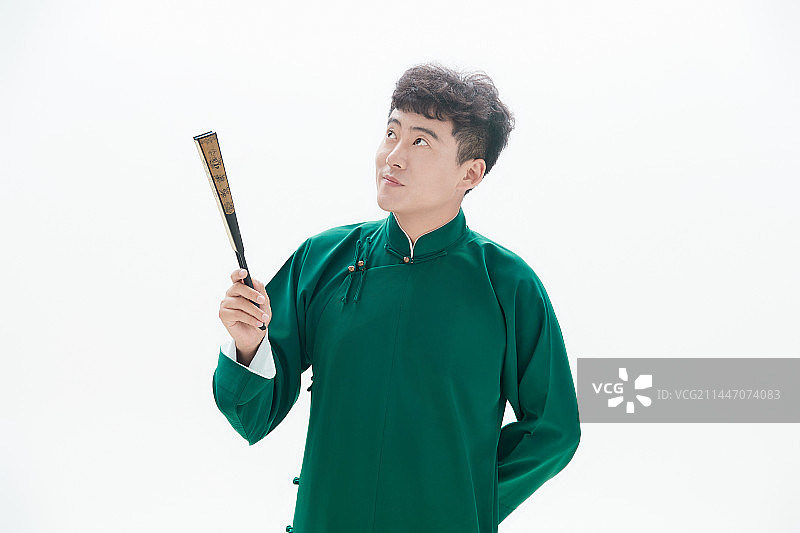 中国传统曲艺相声表演艺术形象图片素材