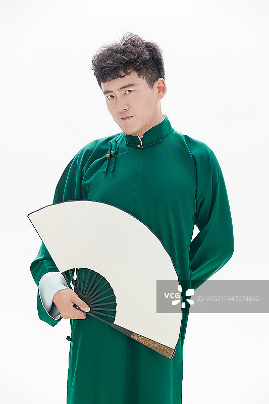 中国传统曲艺相声表演艺术形象图片素材