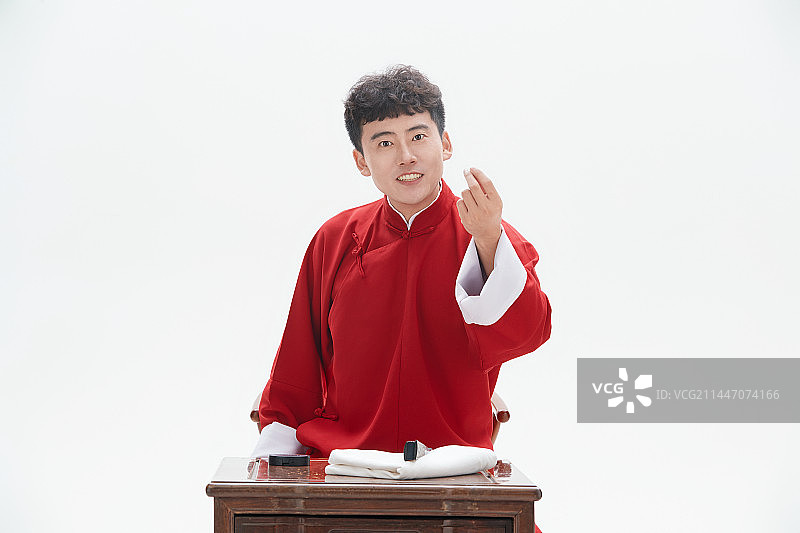 中国传统曲艺相说书人演艺术形象图片素材