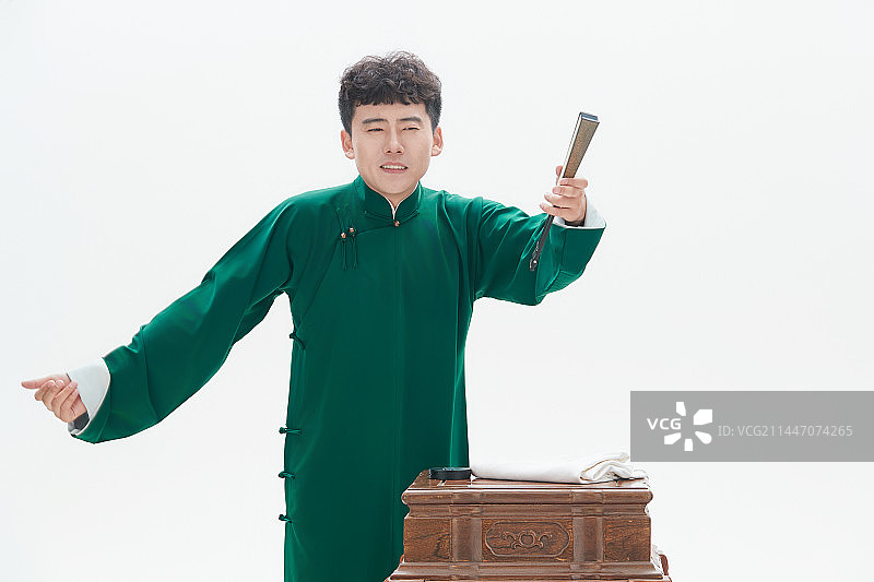 中国传统曲艺相说书人演艺术形象图片素材