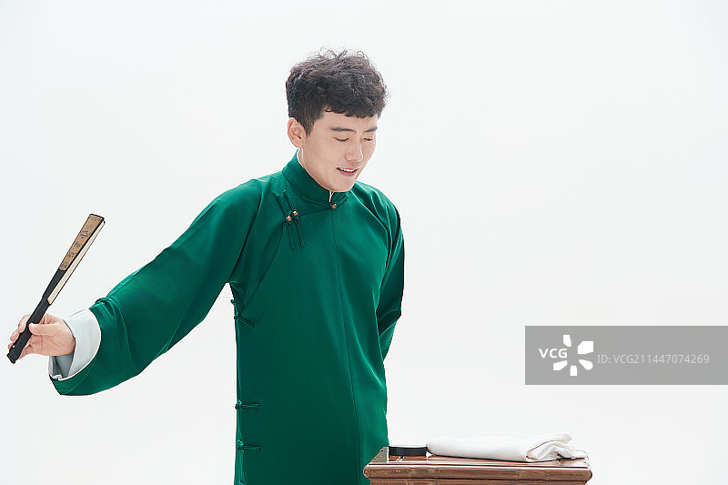 中国传统曲艺相说书人演艺术形象图片素材