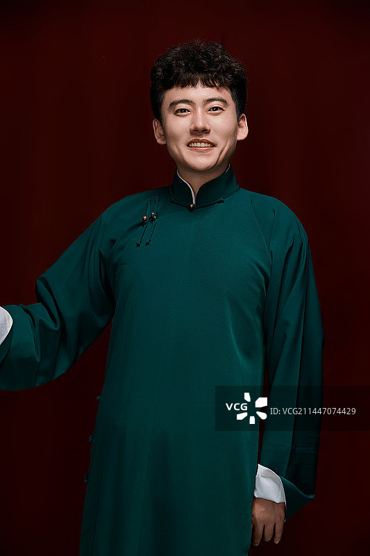 中国传统曲艺相声表演艺人形象图片素材