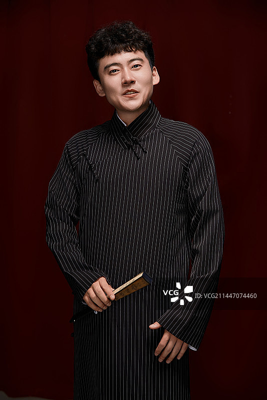 中国传统曲艺相声表演艺人形象图片素材