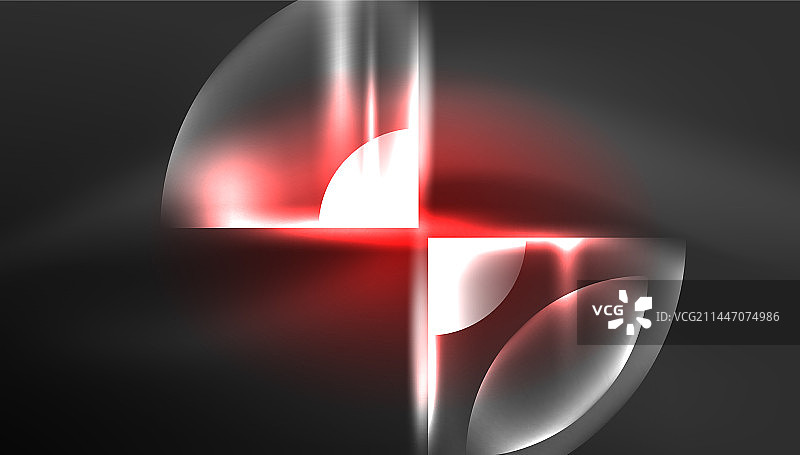 抽象背景科技霓虹发光圈图片素材