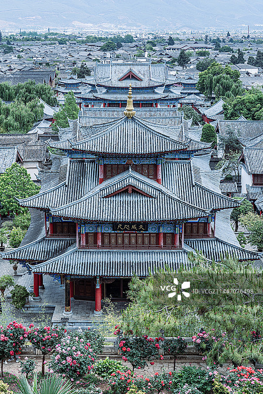 丽江木府图片素材